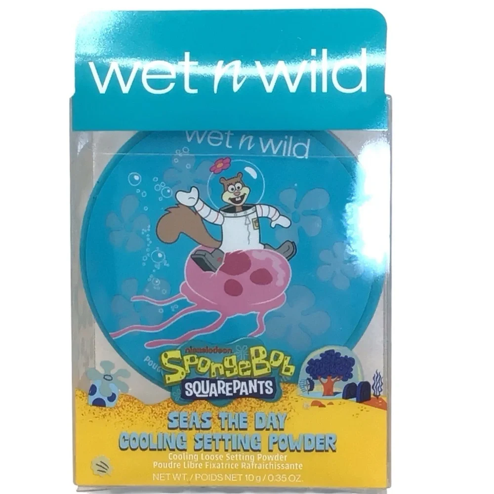 Wet N Wild SpongeBob Limited Ed. Seas The Day Cooling Makeup Finishing Powder